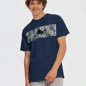 RVAN Cat Flower Oversized T-Shirt - Model Front